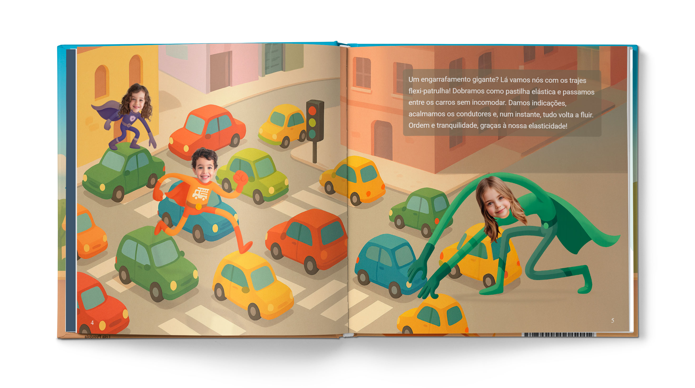 História A patrulha dos supertrajes - Exemplo 3