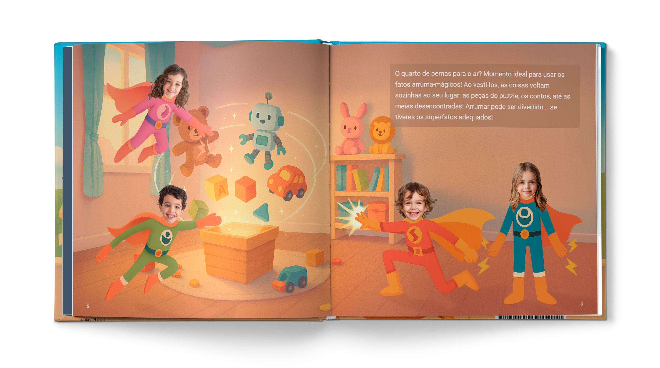 História A patrulha dos supertrajes - Exemplo 5