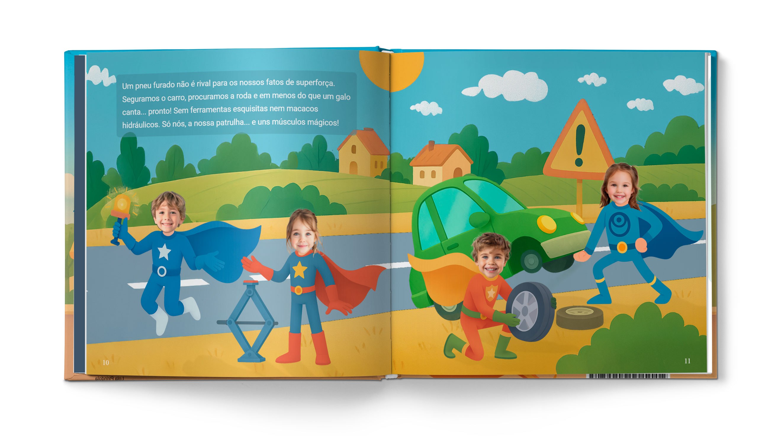 História A patrulha dos supertrajes - Exemplo 6